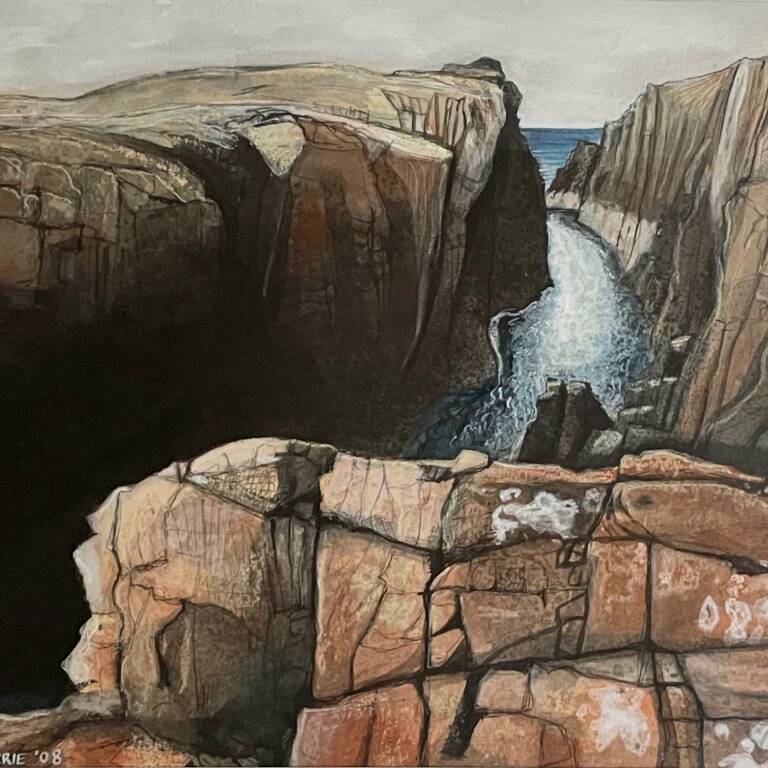 Pam Carter Private Collection - Duncan Currie 'Coastal Cliffs & Inlets'