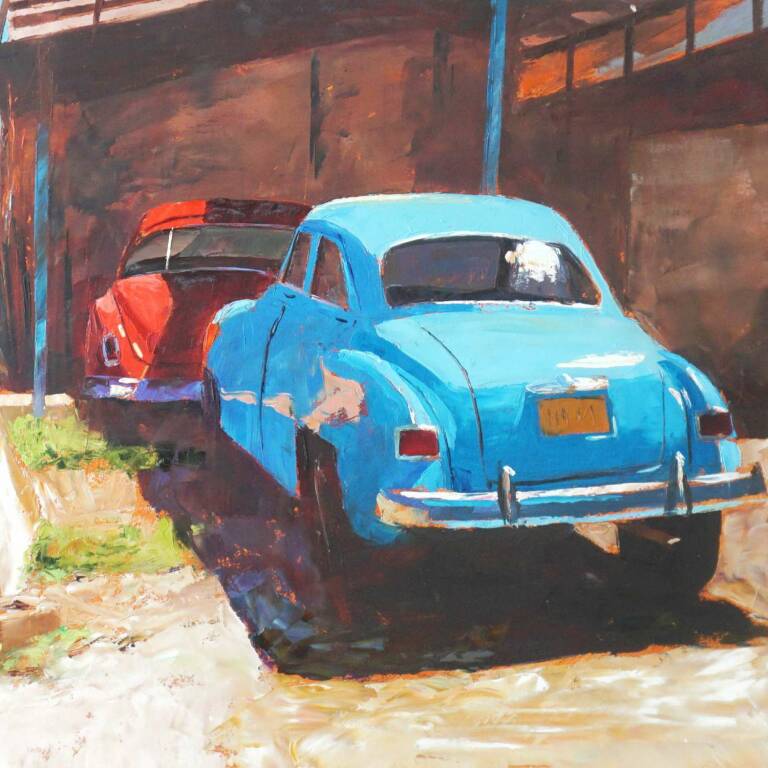 Pam Carter Private Collection - Jeremy Saunders 'Havana Cars'