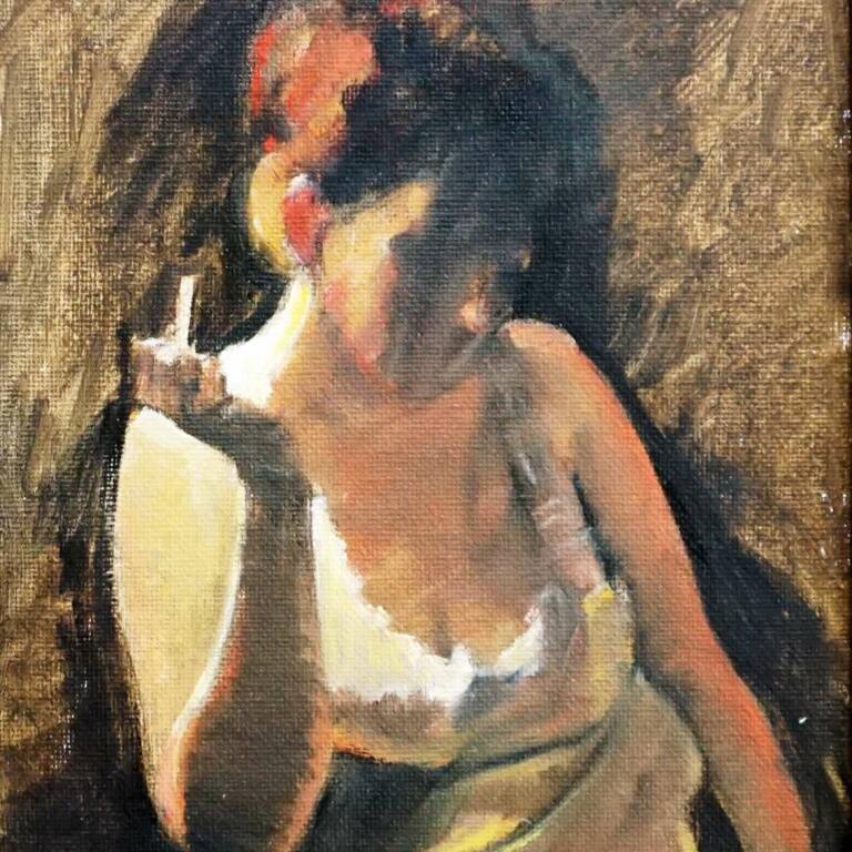 Alexandra Gardner - Woman With A Cigarette