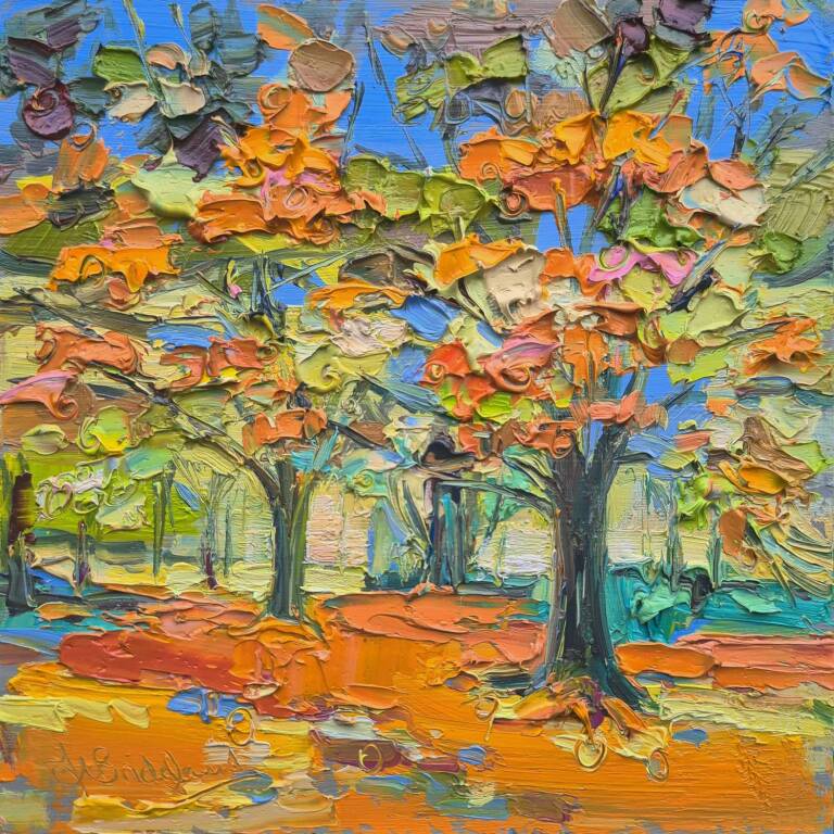 Judith I. Bridgland - Through Autumn Trees
