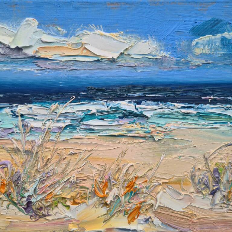 Judith I. Bridgland - Grasses In The Wind, Findhorn Beach