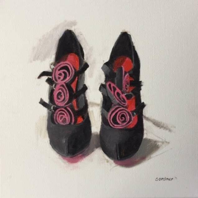 Alexandra Gardner - Shoes with Rosettes
