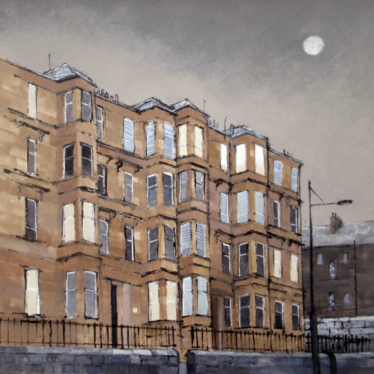 Dominic Cullen - Meadowpark Street, Winter Moon