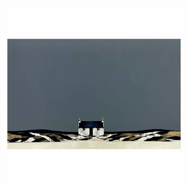 Ron  Lawson - Blue Uist (19x30inches, framed 27x38inches)